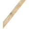 Ekena Millwork 6"W x 32"D x 40"H Traditional Rough Sawn Knee Brace, Douglas Fir BRC06X32X40TRA00RDF - alternate 3